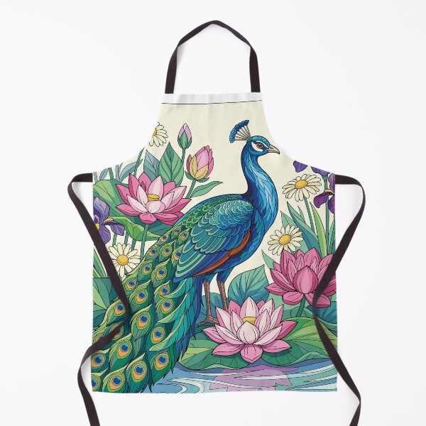 Item preview, Colorful Peacock designed and sold by Alla Gill.