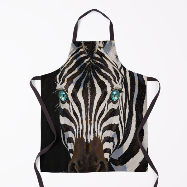 Item preview, Beryl — The Jewel-Eyed Zebra Portrait designed and sold by IsabellaBorduasArt.