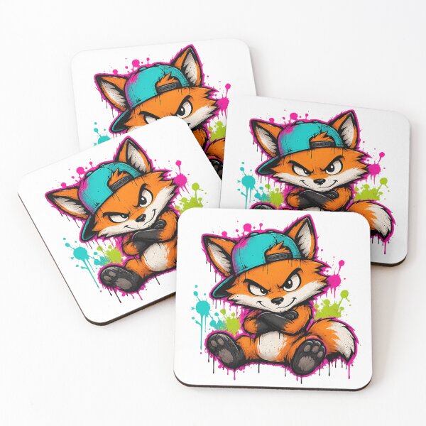 Item preview, Graffiti Fox designed and sold by Thor-stone.
