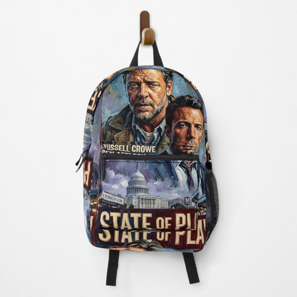 Item preview, State of Play Retro Political Crime Thriller Tribute Art Movie Poster designed and sold by Art's Diner.