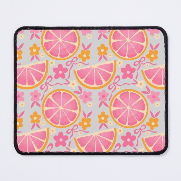 Item preview, Pink Citrus Slice Pattern | Cute Grapefruit & Floral Summer Aesthetic | Retro Fruit Design designed and sold by OLAIZA.