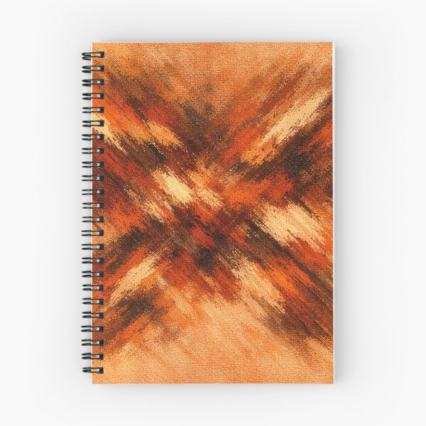 Item preview, Dark Terracotta Energy Burst Abstract Art designed and sold by Ingorgia Studio.