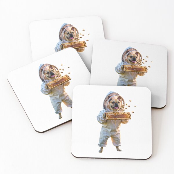 Item preview, French Bulldog Beekeeper Holding Honeycomb Funny Dog Lover Design designed and sold by arabiw.