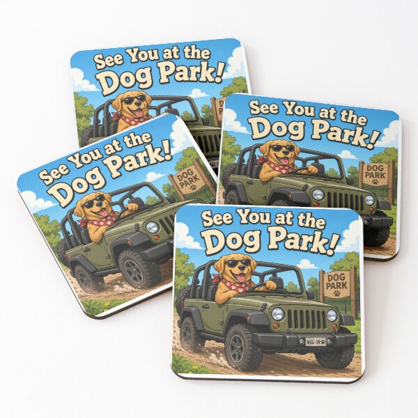Item preview, Dog's Love the Dog Park  designed and sold by Retro Vibes Designs.