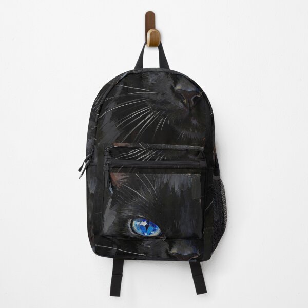 Item preview, The Black Cat — Blue Diamond Eye designed and sold by IsabellaBorduasArt.