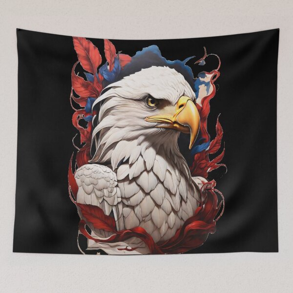 Item preview, Majestic Bald Eagle Patriotic Red White Blue designed and sold by UrbanPrts.
