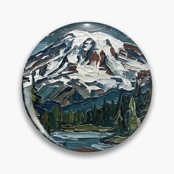 Item preview, Washington US Postage Stamp Palette Knife Painting State Art designed and sold by GymTanLaundry.
