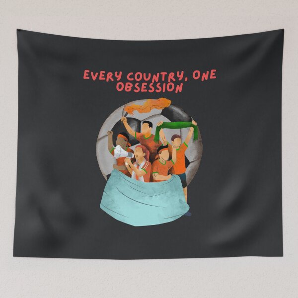 Item preview, Every Country, One Obsession Soccer designed and sold by SpartanDStore.