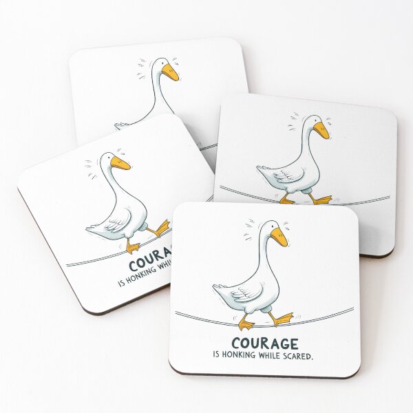 Item preview, Courage Is Honking While Scared designed and sold by eithden.