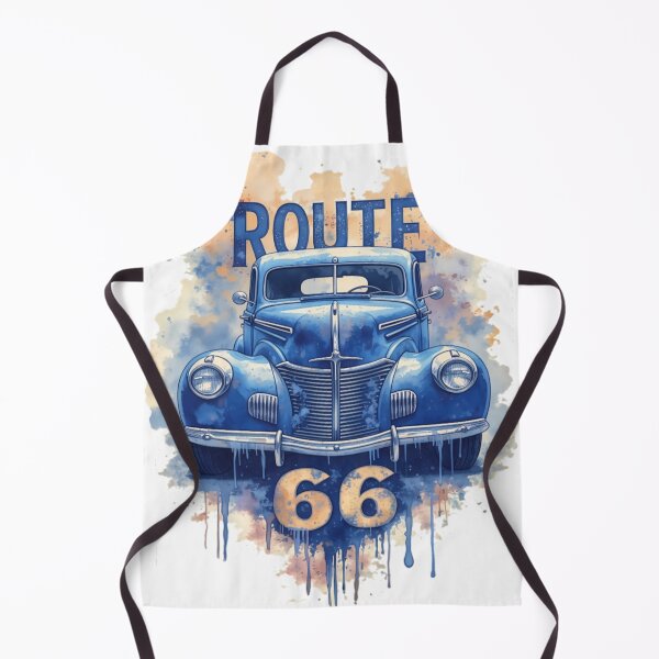 Item preview, Route 66 Classic Car  | Vintage American Road Trip Art designed and sold by DigiArt8Design.