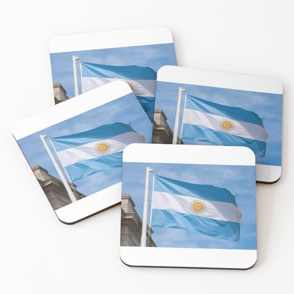 Item preview, Argentina National Flag Waving in the Sky designed and sold by Ronel2026.