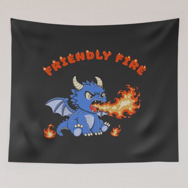 Item preview, Friendly Fire Dragon designed and sold by loobsart.