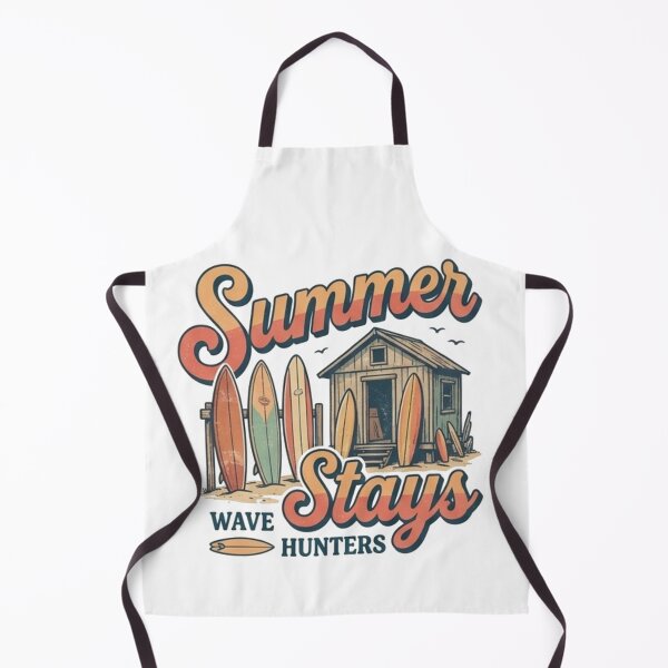 Item preview, Summer Stays – Wave Hunters Surf Beach Summer Vibes designed and sold by Mialunaa.