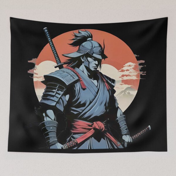 Item preview, Epic Samurai Warrior Japanese Manga designed and sold by UrbanPrts.