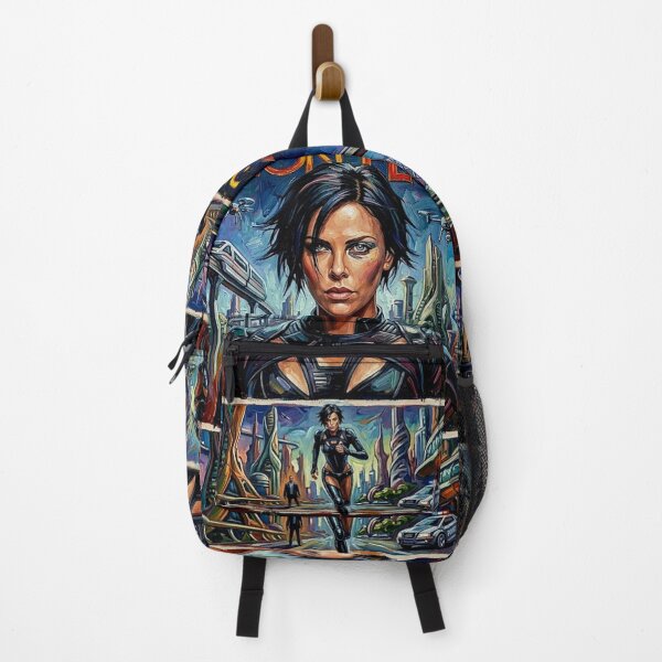 Item preview, Aeon Flux Retro Sci-Fi Cyberpunk Action Tribute Art Movie Poster designed and sold by Art's Diner.