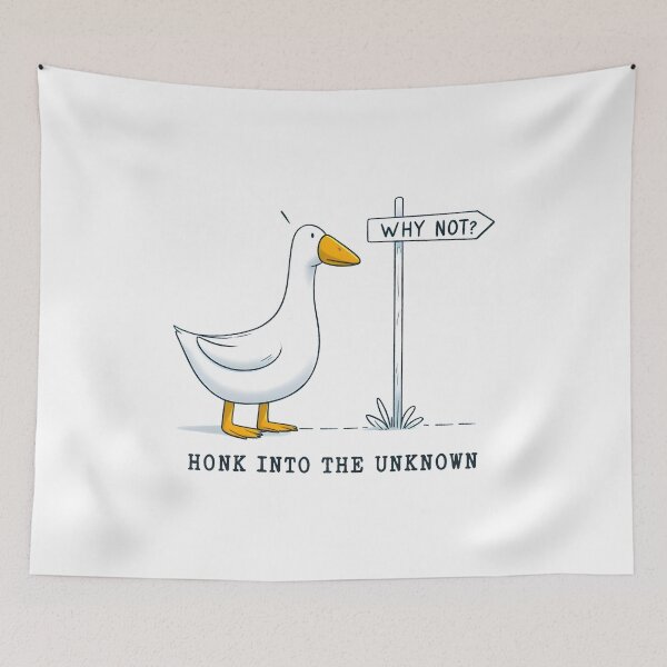 Item preview, Honk Into the Unknown Why Not designed and sold by eithden.