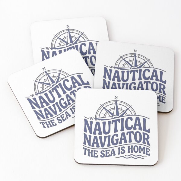 Item preview, Nautical Navigator – The Sea Is Home Ocean Adventure Design designed and sold by Mialunaa.
