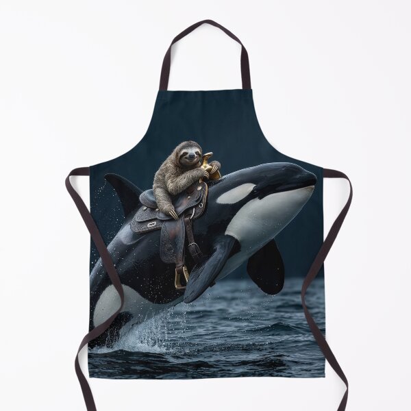 Item preview, Happy Sloth Rides Orca Killer Whale designed and sold by Tridentulus.