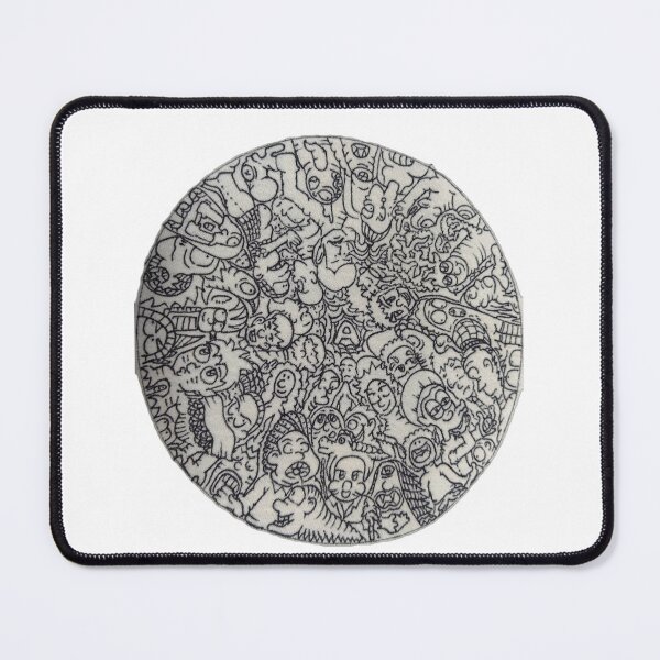 Item preview, Complex Doodle Universe of Whimsical Faces designed and sold by MayReePeBa.