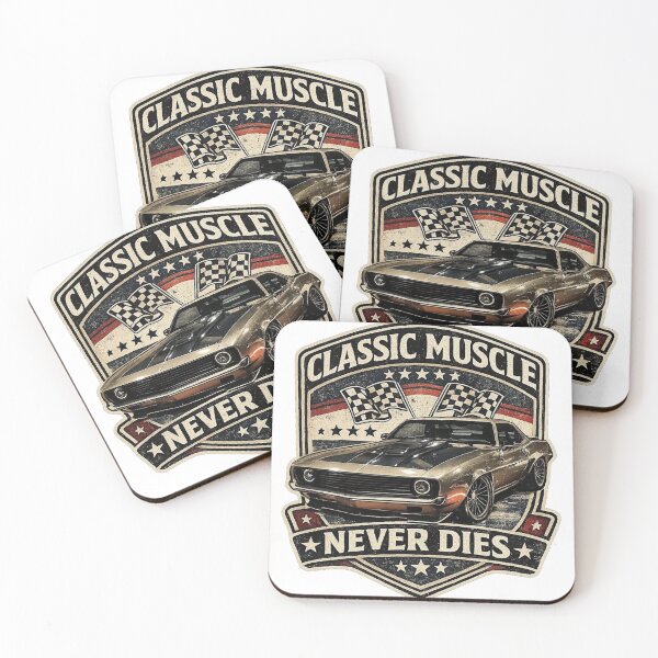 Item preview, Classic Muscle Never Dies | Vintage American Muscle Car designed and sold by UrbanPrintVibes.
