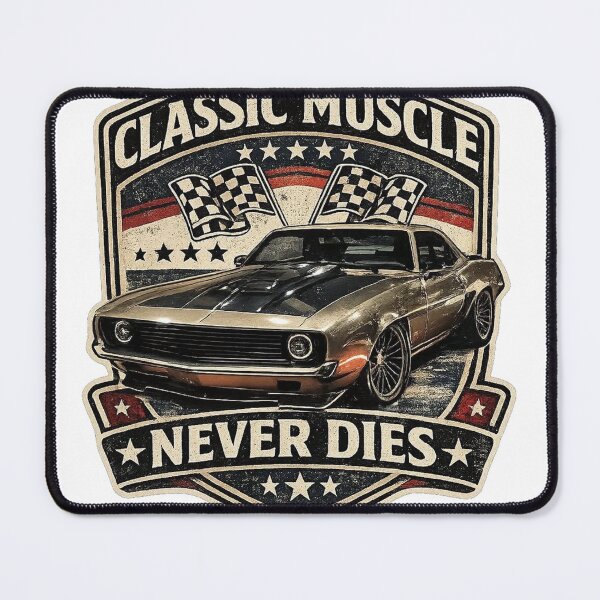Item preview, Classic Muscle Never Dies | Vintage American Muscle Car designed and sold by UrbanPrintVibes.