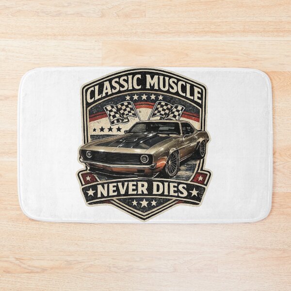 Item preview, Classic Muscle Never Dies | Vintage American Muscle Car designed and sold by UrbanPrintVibes.