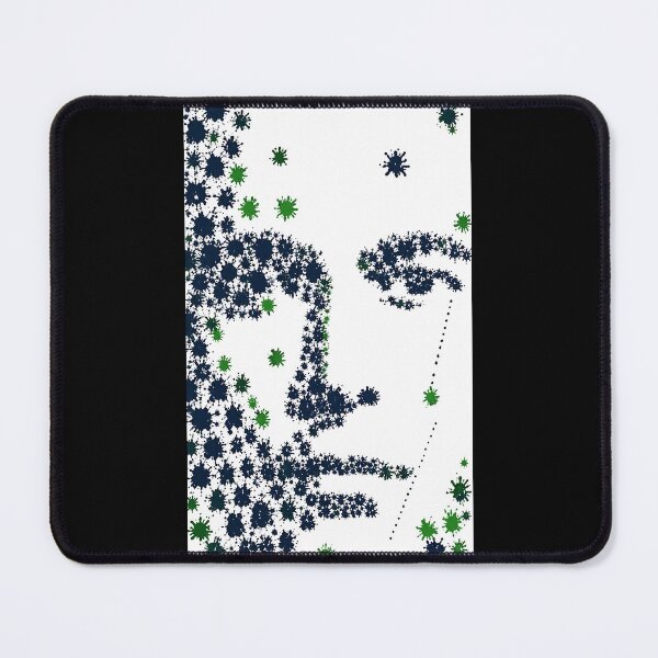 Item preview, Adversarial Particle Face AI Perception Abstract Portrait Design designed and sold by AnnSign.