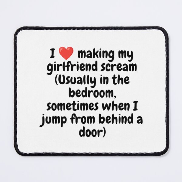 Item preview, I Love My Girlfriend Cute Red Heart – Romantic Relationship Quote Art designed and sold by mentosdesigner.