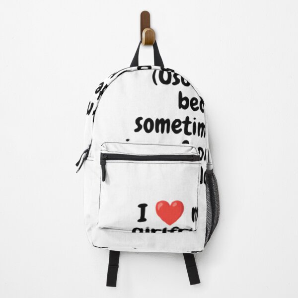 Item preview, I Love My Girlfriend Cute Red Heart – Romantic Relationship Quote Art designed and sold by mentosdesigner.