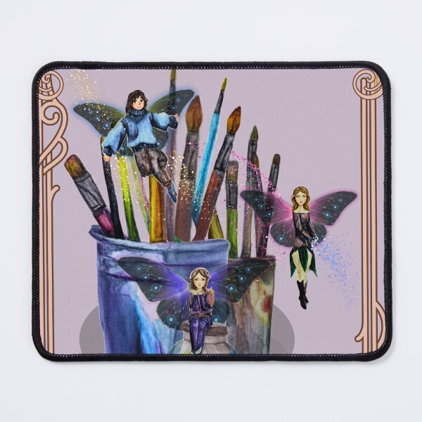 Item preview, Arttime Paint Pixies Dark on Light designed and sold by Rareprettydoll.