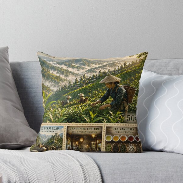 Item preview, Tea Heritage: Vintage Stamp Art Collection designed and sold by Easternpantry.