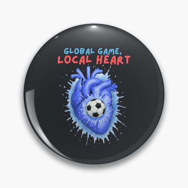 Item preview, Global Game Local Heart Soccer Football designed and sold by SpartanDStore.
