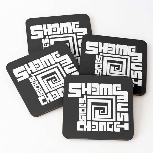 Item preview, Shame must change sides - spiral typography art designed and sold by kobyakov.