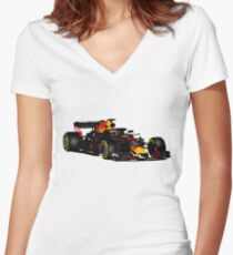 Formula 1 - Verstappen Women's Fitted V-Neck T-Shirt