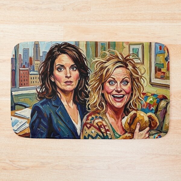 Item preview, Baby Mama Retro Romantic Comedy Tribute Art Movie Poster designed and sold by Art's Diner.