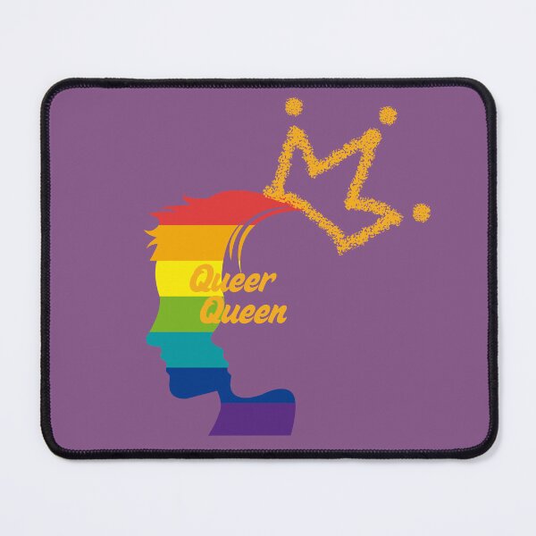 Item preview, Queer Queen Pride Rainbow Silhouette | LGBTQ Crown Graphic | LGBTQIA+ Pride Gift Sticker designed and sold by Ginastle26.