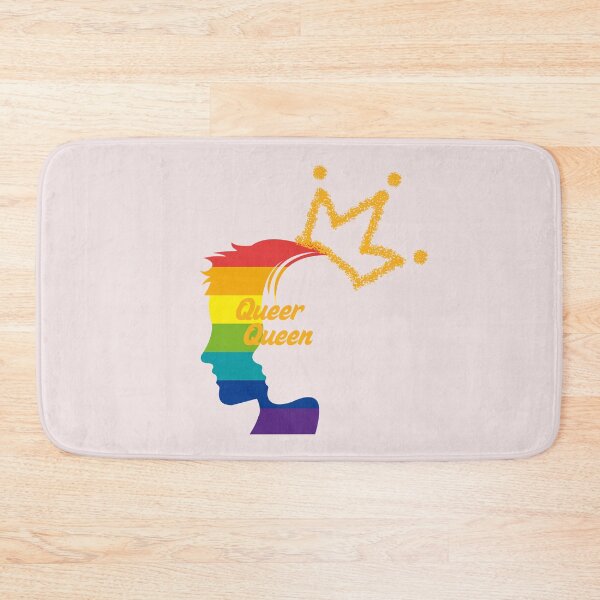 Artikelvorschau, Regenbogen-Silhouette der queeren Königin | LGBTQ-Kronengrafik | LGBTQIA+-Pride-Geschenkaufkleber entworfen und verkauft von Ginastle26.