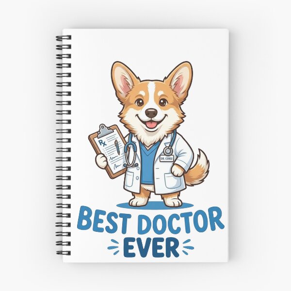 Item preview, Cute Corgi Best Doctor Ever Shirt, Dr Corgi Medical Coat Stethoscope Tee, Funny Corgi Gift for Doctors and Dog Lovers designed and sold by Wearable Canvas...