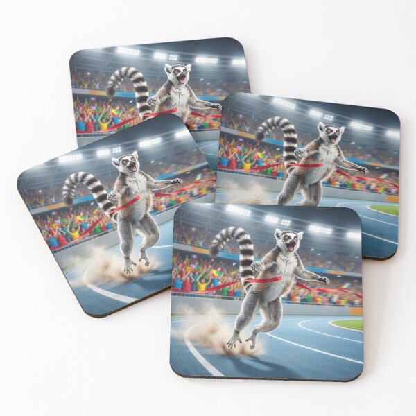Item preview, Ring-Tailed Lemur Track and Field Star designed and sold by Tridentulus.