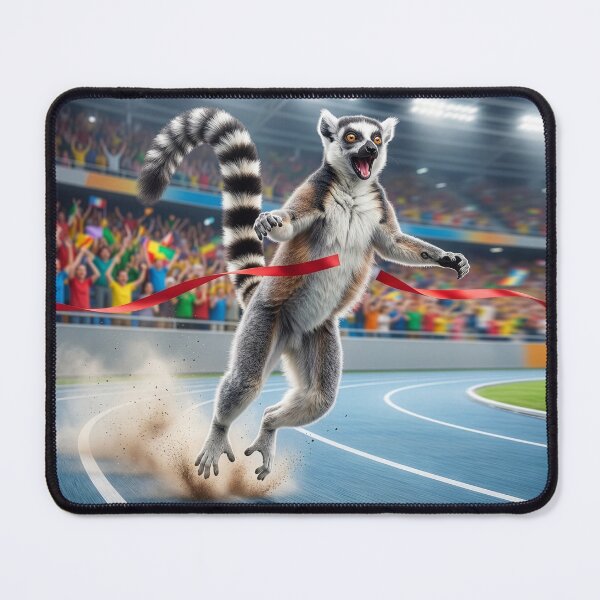 Item preview, Ring-Tailed Lemur Track and Field Star designed and sold by Tridentulus.