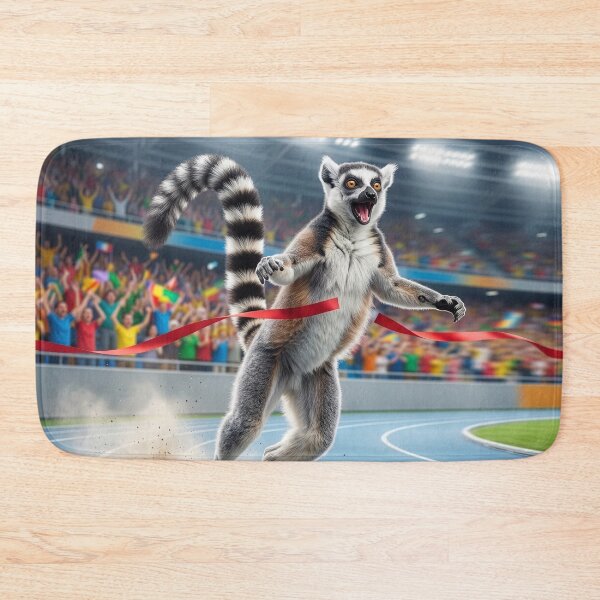 Item preview, Ring-Tailed Lemur Track and Field Star designed and sold by Tridentulus.