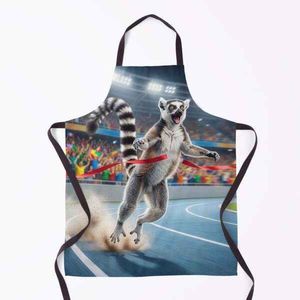 Item preview, Ring-Tailed Lemur Track and Field Star designed and sold by Tridentulus.