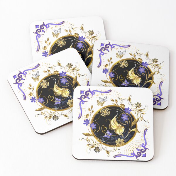 Item preview, Golden floral art designed and sold by InasTees.