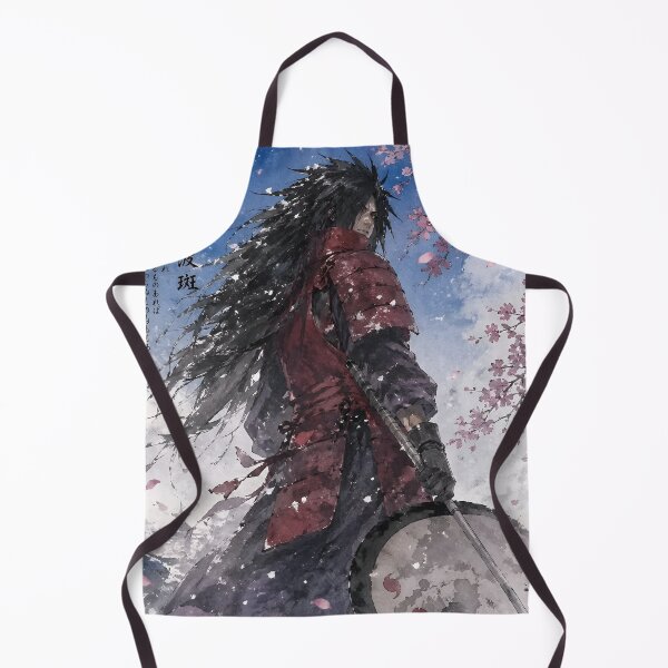 Item preview, Crimson Warlord Under Sakura – Watercolor Samurai Anime Style Art Print designed and sold by Dyan4.