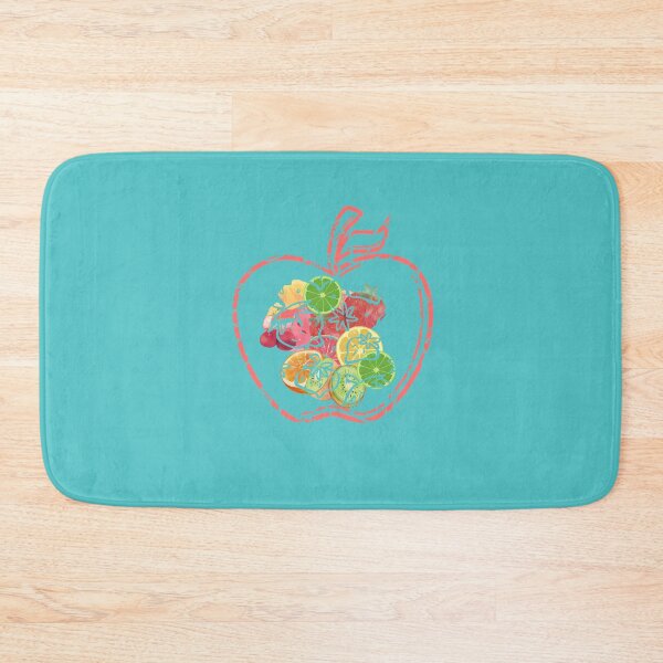 Item preview, Colorful Fruit Collage Apple shape Aesthetic Illustration designed and sold by Zenith-Prime.