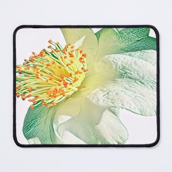 Item preview, Impressionist White Camellia Flower Digital Painting Art designed and sold by BalkanBloom.