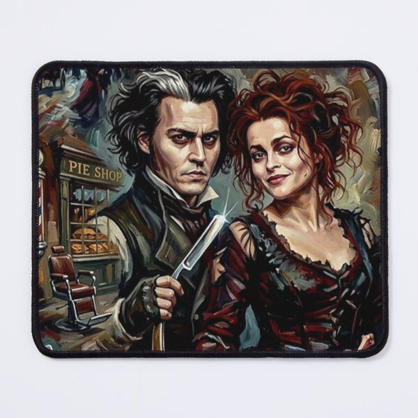 Item preview, Sweeney Todd The Demon Barber of Fleet Street Retro Gothic Musical Tribute Art Movie Poster designed and sold by Art's Diner.