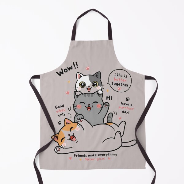 Item preview, Friends Make Everything Meow-gical – Cute Kawaii Cat Trio T-Shirt designed and sold by aminomen.