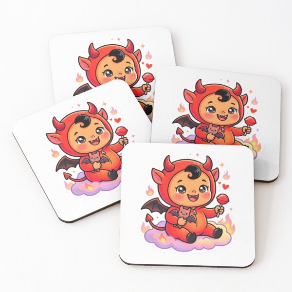Item preview, Cute Devil Baby Sticker designed and sold by ExploreAura Studio.