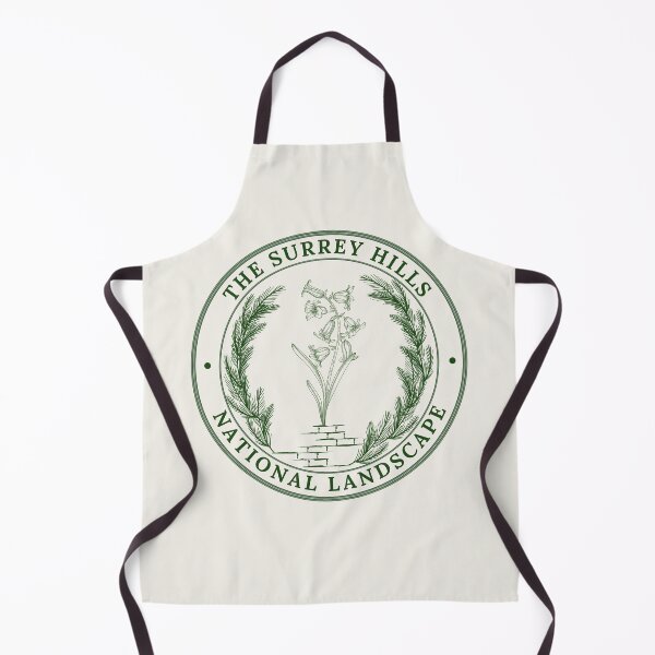 Item preview, The Surrey Hills Wanderer Vintage Hand Drawn Bluebell Badge designed and sold by Digital-Thought.
